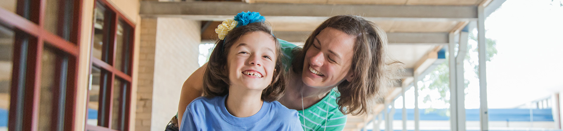  girl scout and parent 